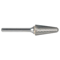 3mm EdgeHog Conical Radius End Miniature Carbide Bur SL-42M Standard - Makers Industrial Supply