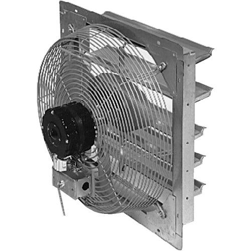 Shutter Mounted E x haust Fan 12In Blade - Exact Industrial Supply