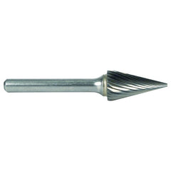 1/4 EdgeHog Conical Miniature Carbide Bur SM-51 Fine - Makers Industrial Supply