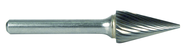 6mm EdgeHog Conical Carbide Bur SM-2M-D Standard Alt Diamond (Double) - Makers Industrial Supply