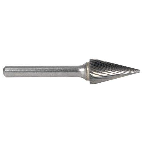 6mm EdgeHog Conical Carbide Bur SM-1M-D Standard Alt Diamond (Double) - Makers Industrial Supply