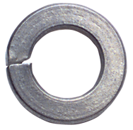 1 Bolt Size - Zinc Plated Carbon Steel - Lock Washer - Makers Industrial Supply