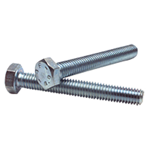 M8-1.25 × 20 mm - Zinc Plated Heat Treated Alloy Steel - Cap Screws - Hex - Makers Industrial Supply