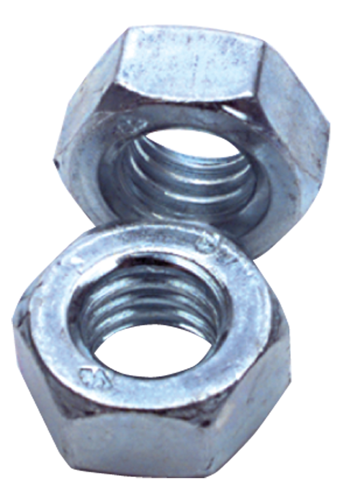 M18-2.50 - Zinc / Bright - Finished Hex Nut - Makers Industrial Supply