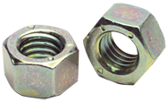 7/8-9 - Zinc / Yellow / Bright - Finished Hex Nut - Makers Industrial Supply