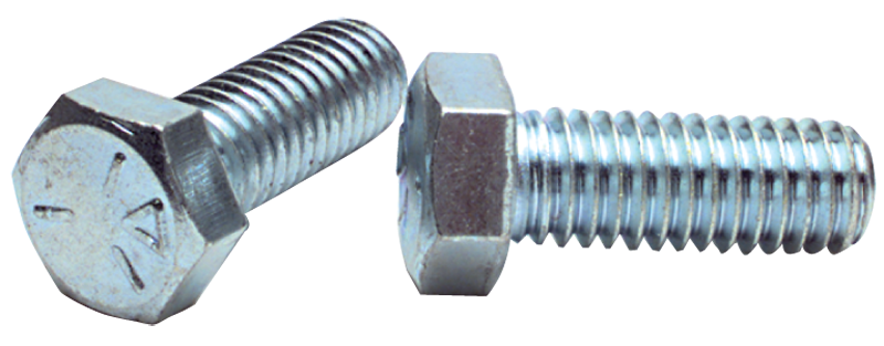 1-8 x 4-1/2 - Zinc Plated Heat Treated Alloy Steel - Cap Screws - Hex - Makers Industrial Supply