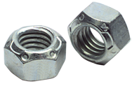 9/16-12 - Zinc / Bright - Stover Lock Nut - Makers Industrial Supply