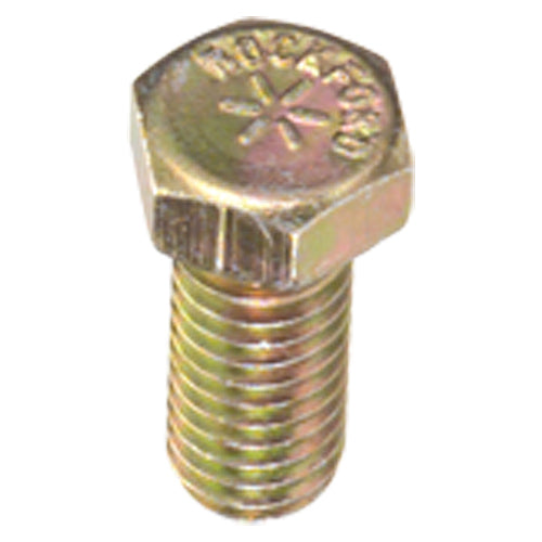 5/16″-18 × 1/2″ - Zinc / Yellow Plated Heat Treated Alloy Steel - Cap Screws - Hex - Makers Industrial Supply