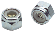 9/16-18 - Zinc / Bright - Nylon Insert Stop Nut - Makers Industrial Supply