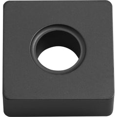 SNMA 432 CA4505, 1/32″ Corner Radius, 3/16″ Thick, 1/2″ Inscribed Circle, TiCl2O3, 90 Degree Square, Turning Indexable Insert