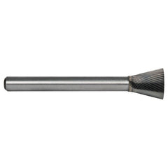 6.4mm EdgeHog Back Taper Miniature Carbide Bur SN-51M Standard - Makers Industrial Supply