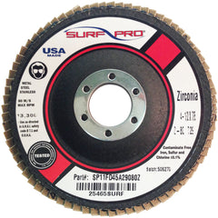 ‎4 1/2″ × 5/8″-11-60 Grit - Ceramic Coated Abrasive - Flap Disc - Makers Industrial Supply