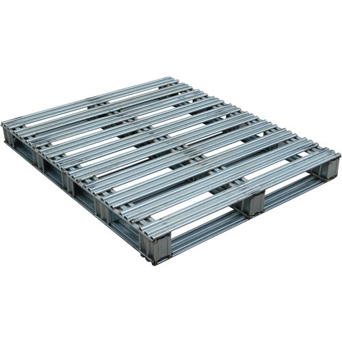 Galvanized Finished Steel Pallet 40 × 48 - Exact Industrial Supply