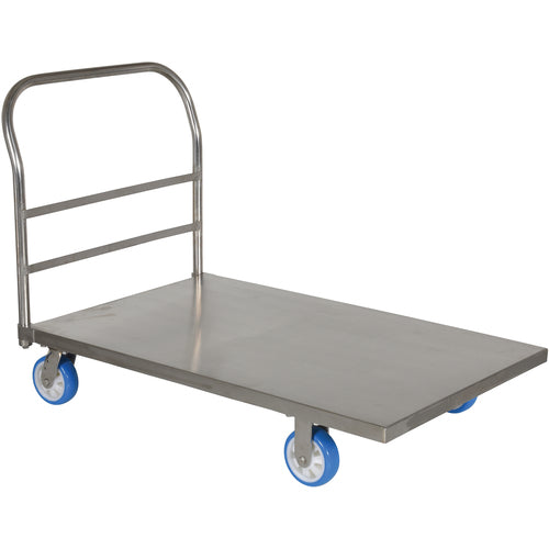 Platform Truck Stainless Steel 30 × 48 - Exact Industrial Supply