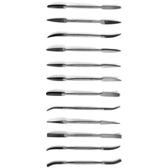 Riffler File Set, 12 Piece, 2 Cut, 7 in