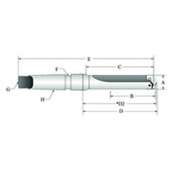 22025S-004IS T-A® Spade Blade Holder - Flute- Series 2.5 - Makers Industrial Supply