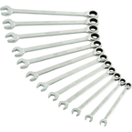 STEELMAN PRO 12-Piece Metric 144-Tooth Ratcheting Wrench Set - Makers Industrial Supply