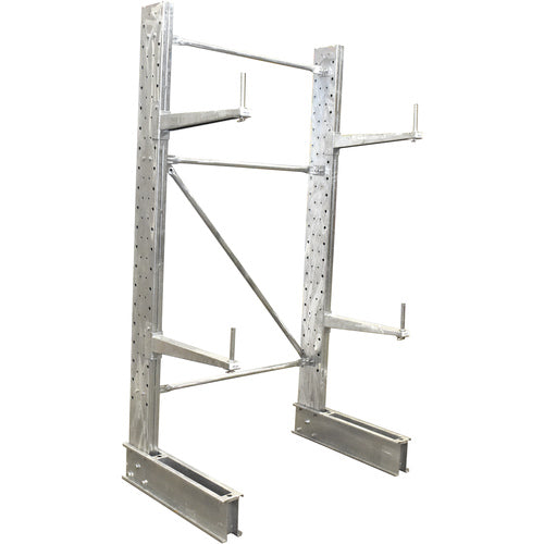 Cantilever Galv 8 Ft Sgl Side 24″Arm Set - Exact Industrial Supply