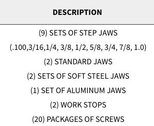 Snap Jaws - Advanced 4" Set - Part #  4PKG-100 - Makers Industrial Supply