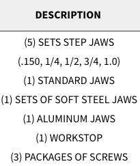 Snap Jaws - Basic 8" Set - Part #  8PKG-001 - Makers Industrial Supply