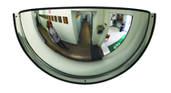 32" Half Dome Mirror -Polycarbonate Back - Makers Industrial Supply