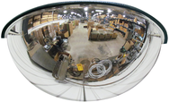 32" Half Dome Mirror-Plastic Back - Makers Industrial Supply