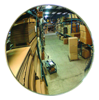 36" Indoor Convex Mirror Polycarbonate Back - Makers Industrial Supply