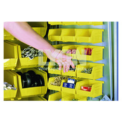 4 1/8″ × 5 3/8″ × 3″ - Yellow Small Plastic Bin - Makers Industrial Supply