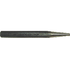 Solid Punch - 3/32″ Tip Diameter × 4 1/2″ Overall Length - Makers Industrial Supply