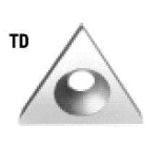 ‎TD-6P-2 Minimum Bore x OAL Turning Inserts - Uncoated - Makers Industrial Supply