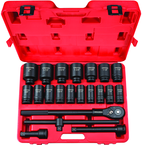 Tekton 22-Pc. 3/4" Dr Deep Impact Socket Set (Sae) - Makers Industrial Supply