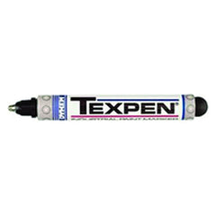 Texpen Medium Marker - Stainless Steel Ball Tip - Black - Makers Industrial Supply