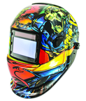 #41289 - Solar Powered Auto Darkening Welding Helment; Forge Head Graphics - Makers Industrial Supply