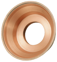 3-3/4 x 1-1/2 x 1-1/4'' - 150 Grit - 75 Concentration - CBN Cup Wheel - Makers Industrial Supply
