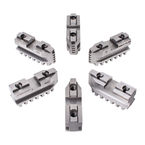 Hard Master Jaws for Scroll Chuck 8" 6-Jaw 6 Pc Set - Makers Industrial Supply