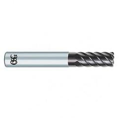 6mm x 6mm x 13mm x 50mm 6Fl 0.5mm C/R Carbide End Mill - EXO - Makers Industrial Supply