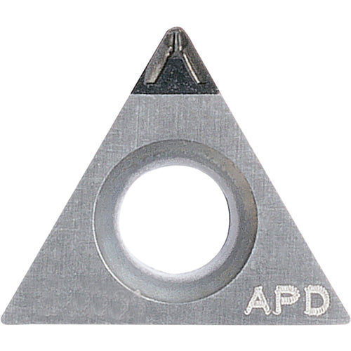 TPMT 221 AP KPD001, 1/64″ Corner Radius, 1/8″ Thick, 1/4″ Inscribed Circle, 60 Degree Triangle, Turning Indexable Insert