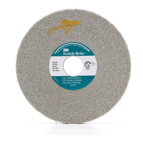 Scotch-Brite EXL Deburring Wheel 6″ × 1″ × 1″ 6A MED SPR 015215A