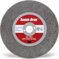 Scotch-Brite EXL PRO Unitized Wheel EX-UW 8A Coarse 3″ × 3 mm × 3/8″