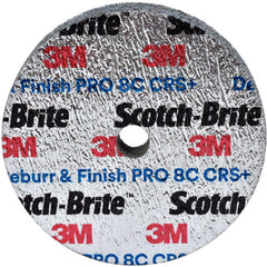 Scotch-Brite Deburr and Finish PRO Unitized Wheel 2″ × 1/8″ × 1/4″ 8C CRS+