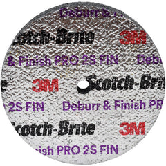 Scotch-Brite Deburr and Finish PRO Unitized Wheel 2″ × 1/2″ × 1/4″ 2S FIN