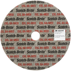 Scotch-Brite EXL Unitized Wheel XL-UW 8A Medium 8″ × 1/4″ × 1″