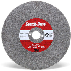 Scotch-Brite EXL PRO Unitized Wheel EX-UW 8A Coarse 4″ × 3.5 mm × 5/8″