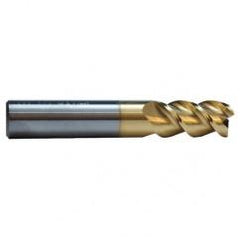 5.5mm TuffCut SS 3 Fl High Helix TiN Coated Center Cutting End Mill - Makers Industrial Supply