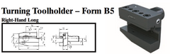 VDI Turning Toolholder - Form B5 (Right-Hand Long) - Part #: CNC86 25.5025 - Makers Industrial Supply