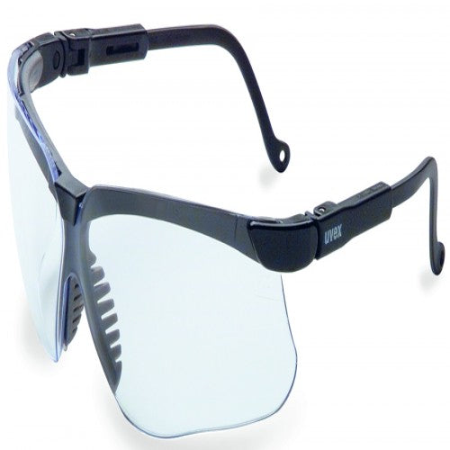 Genesis Black Frame - Clear HydroShieldÆ Anti-Fog Lens Safety Glasses - Makers Industrial Supply