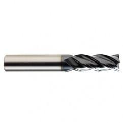 1/2 x 1/2 x 1-1/4 x 3-1/2 4Fl .090 C/R Carbide End Mill - TiALN - Makers Industrial Supply