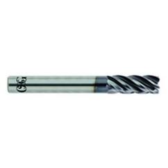 1/2 x 1/2 x 1-1/4 x 3-1/2 5Fl .120 C/R Carbide End Mill - TiALN - Makers Industrial Supply