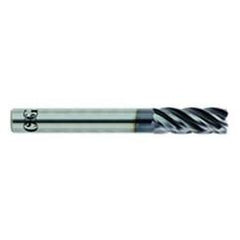 3/8 x 3/8 x 7/8 x 2-1/2 5Fl .060 C/R Carbide End Mill - TiALN - Makers Industrial Supply