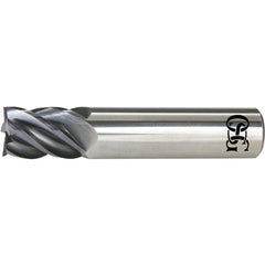 ‎VGM5-07500CR0.06-SS - 3/4″ Dia. × 3/4″ Shank × 15/16″ DOC × 3″ OAL, Carbide, EXO, 5 Flute, 0.06″ Corner Radius, End Mill - Exact Industrial Supply